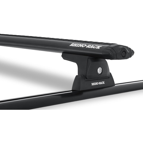Rhino Rack Direct Fit, Black, W/ Two Roof Rack Cross Bar/ One Roof Rack Mounting Kit/ One Roof Rack Side Rail Y02-480B - main