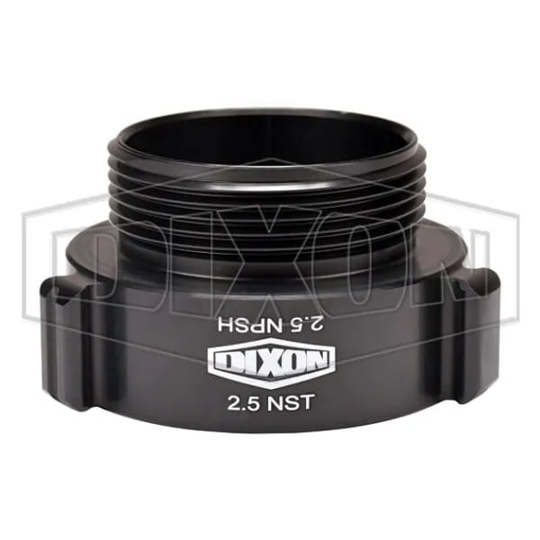 Dixon Style N37 Rocker Lug Hydrant Adapter, 2-1/2 in, Female NST NH x MNPSH, Aluminum, Hardcoat Anodized N37-25F25S - main
