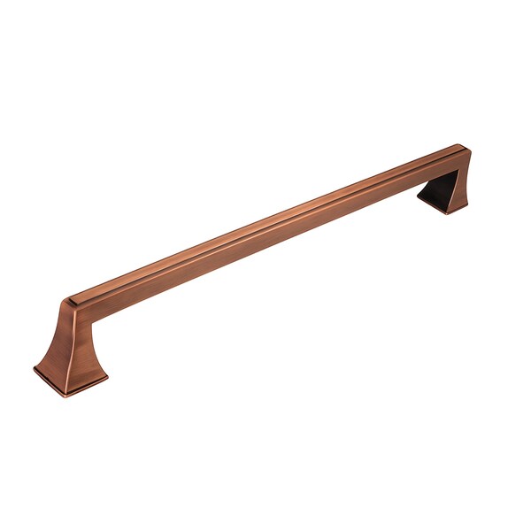 Brixwell Cabinet Pull Handle, Zinc, 18 in Center-to-Center, 19 1/4 in L x 1 5/16 in W, Brushed Copper Finish BXB33535BC - main
