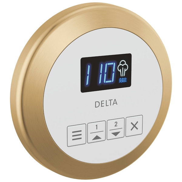 Delta Universal Showering Components Round Steam Control In Lumicoat Champagne Bronze EP103307CZPR - main