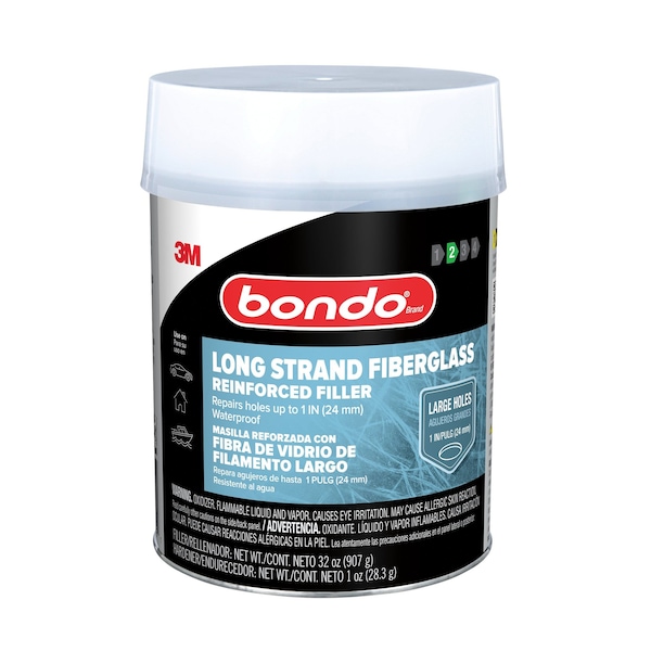 Bondo Fiberglass Resin, Blue, Tube, 1 qt Sz LS-QT-ES - main