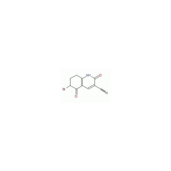 Ak Scientific 6-Bromo-1, 2, 5, 6, 7, 8-hexahydro-2, 5-dioxoquinoline-3-carbonitrile (1g), CAS 107955-83-9 Y5780-1g - main