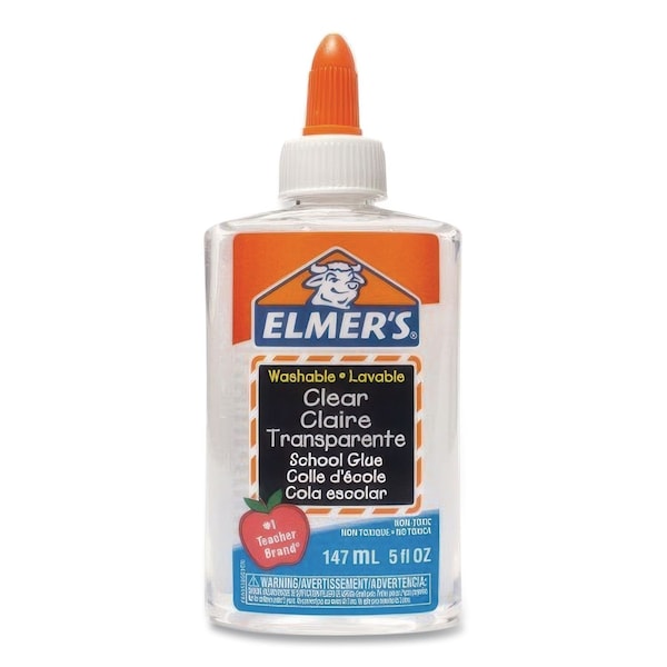 Elmers Washable Clear School Glue, 5 oz, Dries Clear 60305Q - main