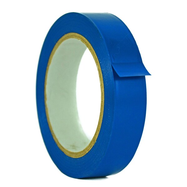 Wod Tape PVC, Sky Blue, 1 inch (24mm) W., 6 mil Thickness, 48 PK WOD VTC366P-01000-48-36-SBL - main