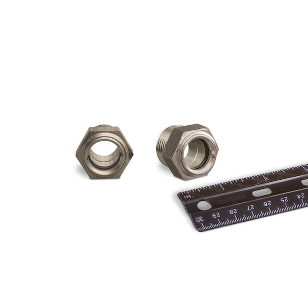 Oil-Rite 303 SS Gasketed Window Sights Straight Thread - Straight, 3/4in.-16, 15/16in., Buna-N B4797-03B - main