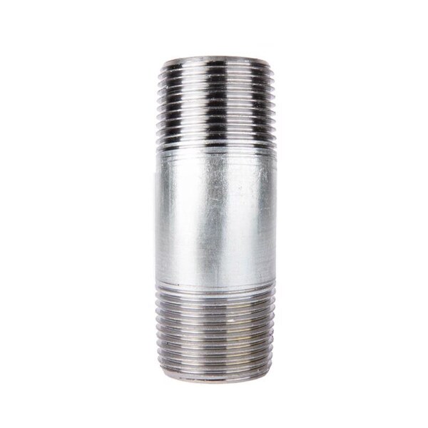 Stz Industries 1 in. MIP each X 1 in. D MIP Galvanized Steel 3-1/2 in. L Nipple 301UP1X312 - main