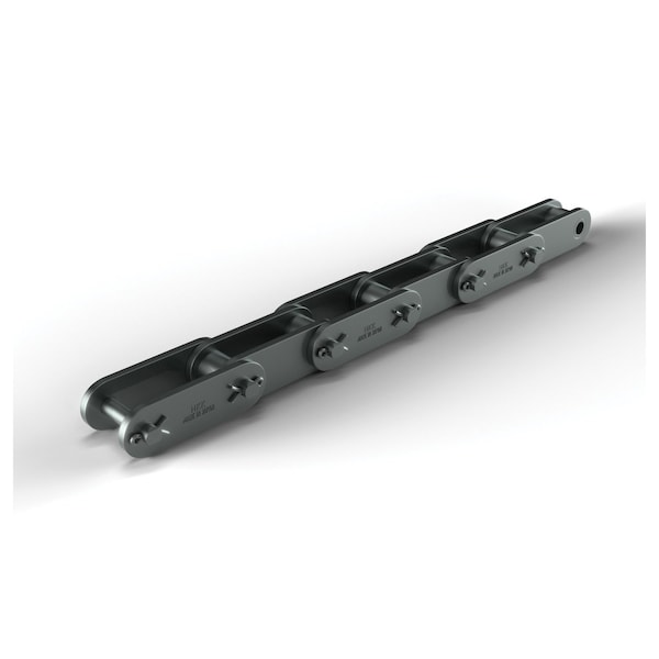Hkk Chain HKK Heavy Series Cottd Double Pitch Standard Conv, 10 ft OAL, 2.5P, .75 Dia x .75 W, .187 THK Plate DC100C1A - main