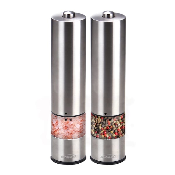 Brentwood Industries Electric Blue LED Salt and Pepper Adjustable Ceramic Grinders SG-2321S - main