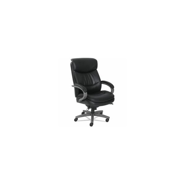 La-Z-Boy Woodbury Big & Tall Executive Chair, To 400 lbs., Black/Weathered Gray 48961A - main