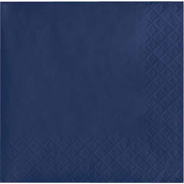 Touch Of Color Navy Blue Beverage Napkins 3 ply, 5"x5", 500PK 571137B - main