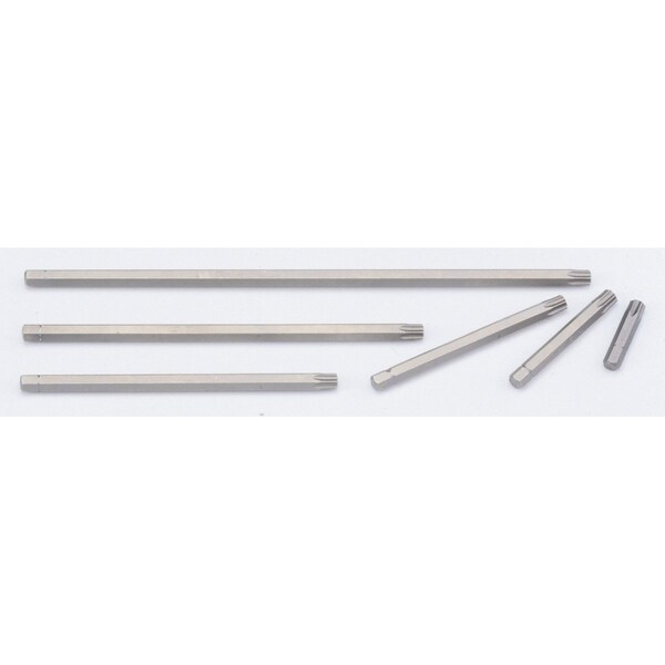 Genius Tools 1/4in Hex Shank, T-8 Star Screwdriver Bit 125mmL 6608 - main