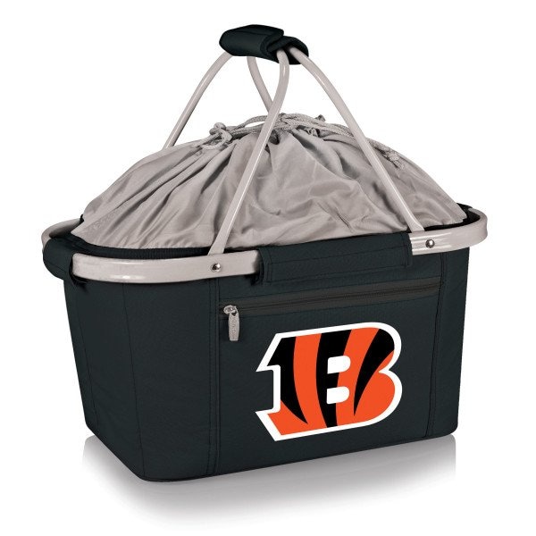 Picnic Time Family Of Brands NFL Cincinnati Bengals - Metro Basket Collapsible Cooler Tote 645-00-175-074-2 - main