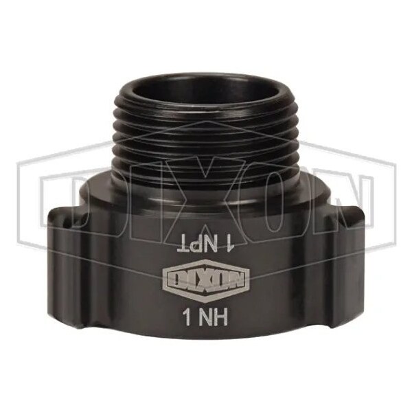 Dixon Style N37 Rocker Lug Hydrant Adapter, 1 in, Female NST NH x MNPT Connection, Aluminum, Hardcoat An N37-10F10T - main