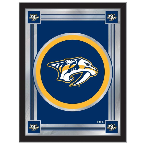 Holland Bar Stool Co Nashville Predators 17" x 22" Logo Mirror MLogoNshPre - main