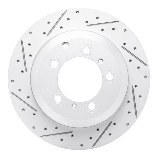 Dynamic Friction Co DFC Geoperformance Rotor - Drilled and Slotted 830-02130L - main
