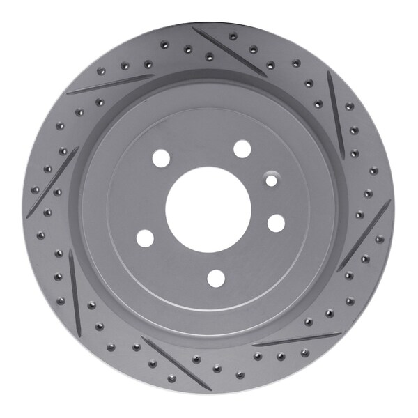 Dynamic Friction Co DFC Geoperformance Rotor - Drilled and Slotted 830-46032R - main