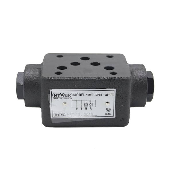 Chief D05 Modular Double Pilot operated check valve, D05-DPC1-AB-70 D05-DPC1-AB70 - main