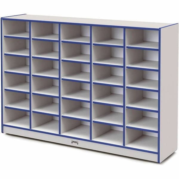 Jonti-Craft Rainbow Accents 30 Tub Mobile Storage, without Tubs, Blue 4030JCWW003 - main