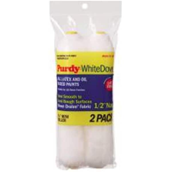 Sherwin-Williams 108827 Purdy 2 Pk Wd Roller Covers 6 .5 In. X.5 In. Nap 140605064, 2PK 716341402921 - main