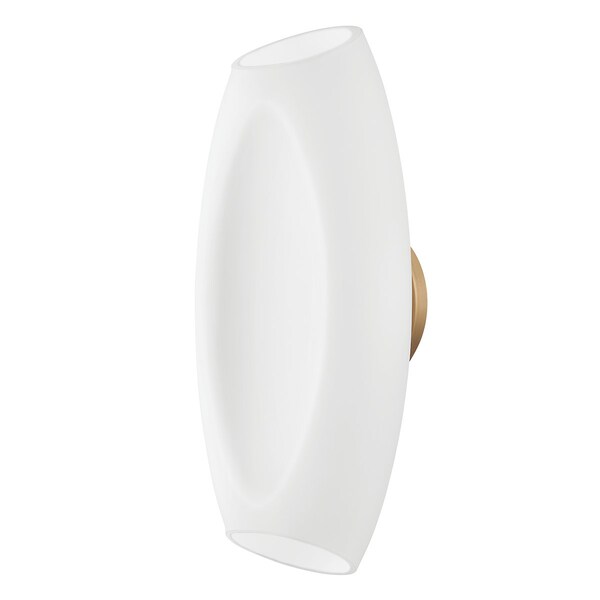 Troy Lighting Vista 1 Light Wall Sconce 6.75 In. Patina Brass B1515-PBR - main