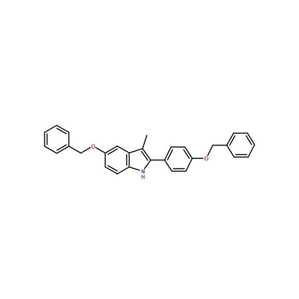 Ak Scientific 5-(Benzyloxy)-2-(4-(benzyloxy)phenyl)-3-methyl-1H-indole (5g), CAS 198479-63-9 Y1224-5g - main