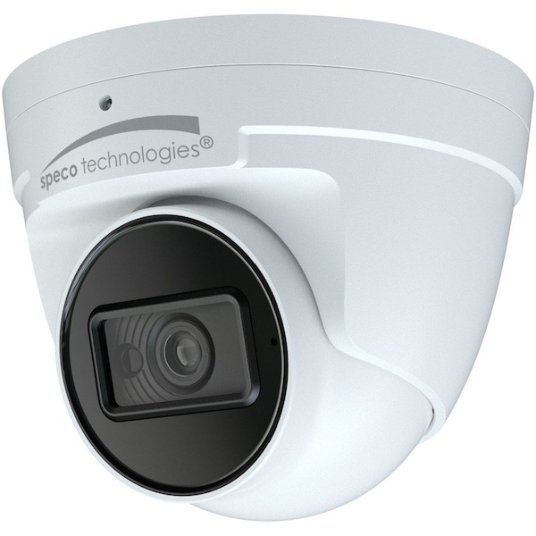 Speco Technologies 4MP H.265 IP Turret Camera with IR, WDR, 2.8mm Fixed Lens, NDAA, White O4VT2 - main