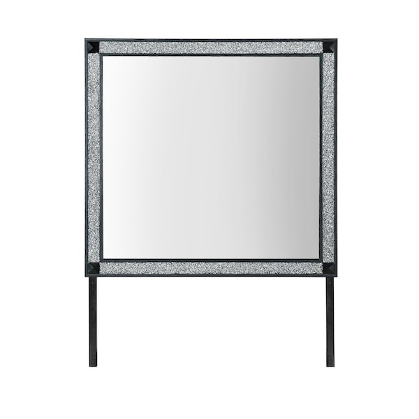 Global Furniture Usa Contemporary Glam Soleil Charcoal Mirror SOLEIL-CHARCOAL-MR - main