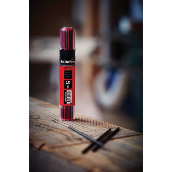 Hultafors Carpenter Pencil Refill with Smart Container Graphite, 10-Piece 650110 - main