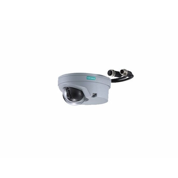 Moxa EN50155, FHD, H.264/MJPEG IP camera, M12 connector, 1 mic built-in, PoE , 2.8mm Le VPort P06-2M28M - main