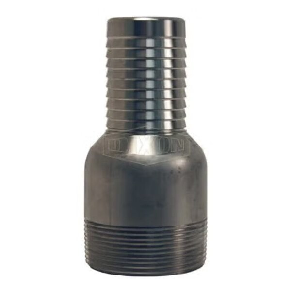 Dixon Jump Size King Combination Reducing Nipple, 3 x 2 in, NPT x Hose Shank, 316 SS, Domestic RST2535 - main