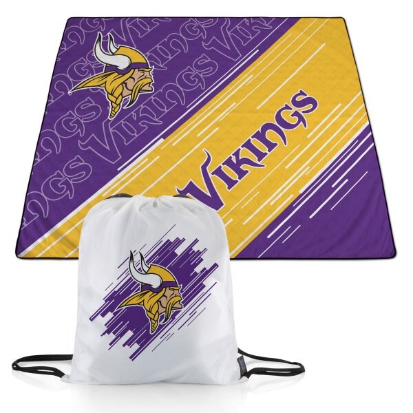 Picnic Time Family Of Brands NFL Minnesota Vikings - Impresa Picnic Blanket 819-01-999-186-2 - main