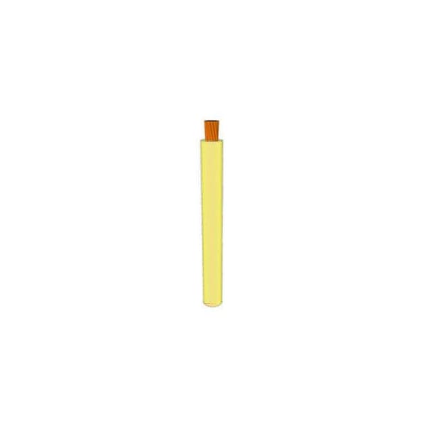 Draka Prestolite Automotive Primary Wire, SXL, 20 AWG, Copper, Yellow, XLPE Jacket, Stranded 128444-9IE - main