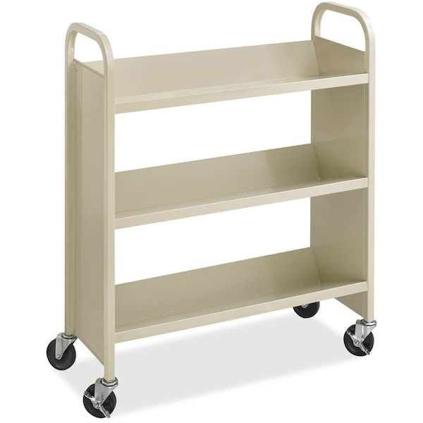 Safco Book Cart, Single Sided, Steel, Powder Coat 5358SA - main