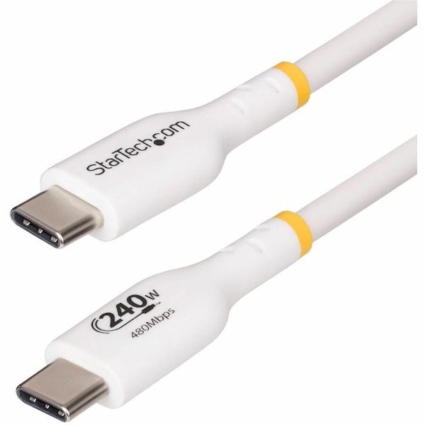 Startech.Com 10FT WHITE USB-C CHARGING CABLE, USB-IF CERTIFIED USB C CABLE, 240W PD EPR, USB USB2EPR10FW - main