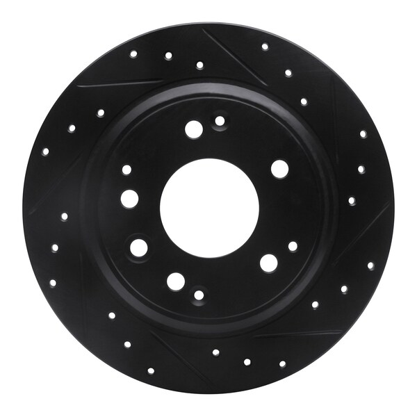 Dynamic Friction Co DFC Brake Rotor - Drilled and Slotted - Black 633-59041R - main