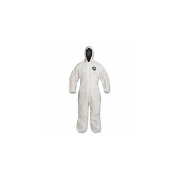Dupont Proshield 10 Coverall, Serged Seams, Attached Hood, Elastic Wrists and Ankles, Zipper Front, 25PK 251-PB127SW-MD - main