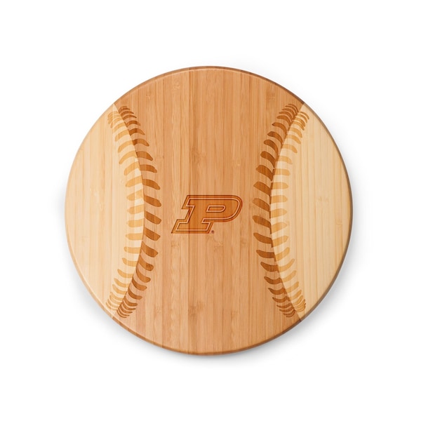 Picnic Time Family Of Brands NCAA Purdue Boilermakers Home Run! Baseball Cheese Board - Novelty Charcuterie Board 894-00-505-513-0 - main