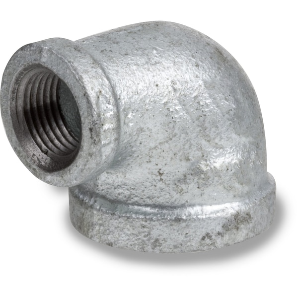 Usa Industrials Pipe Fittings - Galvanized Malleable Iron - Class 150 - Reducing Elbow - 3/4in x 3/8in NPT Female ZUSA-PF-20812 - main