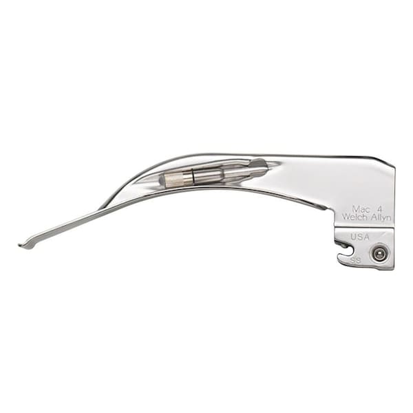 Welch Allyn MacIntosh Fiber Optic Laryngoscope Blade, Size 4 69064 - main