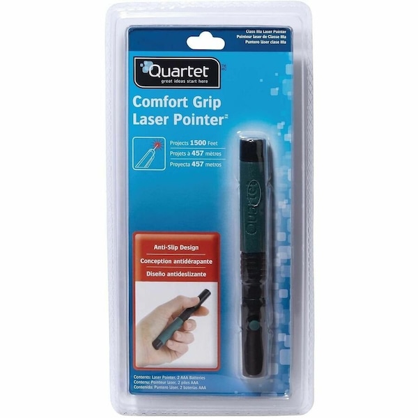 Acco Quartet Class 3 Classic Comfort Laser Pointer, Jade Green, 500-yds MP2703TQ - main