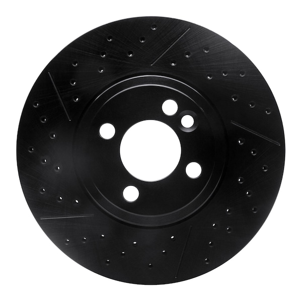 Dynamic Friction Co DFC Brake Rotor - Drilled and Slotted - Black 633-32006 - main