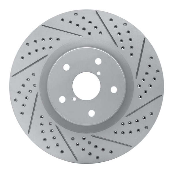 Dynamic Friction Co DFC Geoperformance Rotor - Drilled and Slotted 830-13016R - main