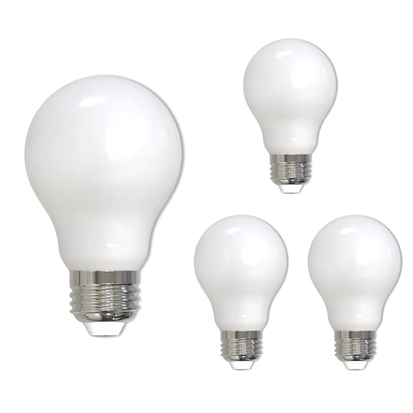 Bulbrite 75 - Watt Equivalent A19 Dimmable Medium Screw LED Light Bulb Soft White Light 3000K , 4PK 862830 - main