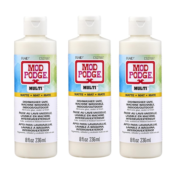 Mod Podge Multi Sealer, 8oz., Matte, 3PK CS27687 - main