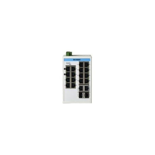 Advantech 16FE + 2GE Combo Ethernet ProView Switch with Wide Temperature EKI-5626CI-AE - main