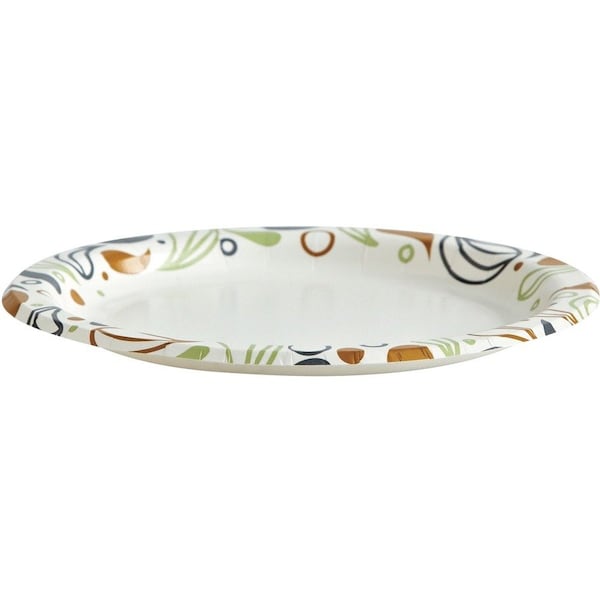 Boardwalk Deerfield Printed Paper Plates, 6" Dia, Coated/Soak Proof, PK1000 BWKDEER6PLT - main