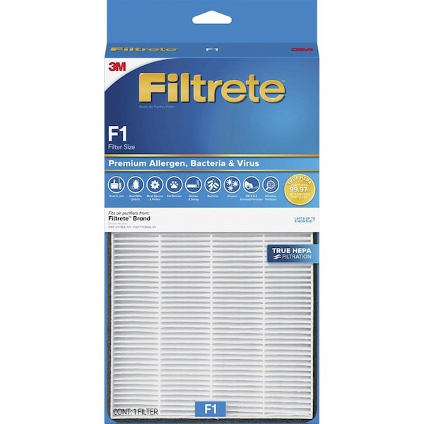 Filtrete Premium Allergen, Bacteria & Virus True HEPA Room Air Purifier Filter - FAPF-F1N-4 FAPF-F1N-4 - main