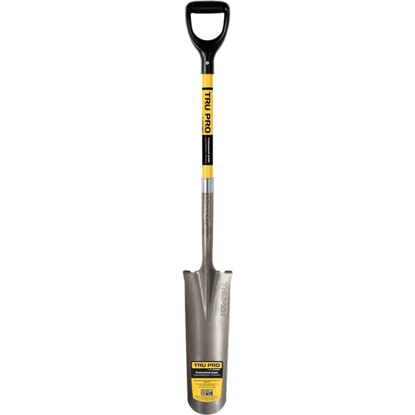 Truper Tru Pro 29'' Fiberglass D-Handle Drain Spade PEP-16F - main