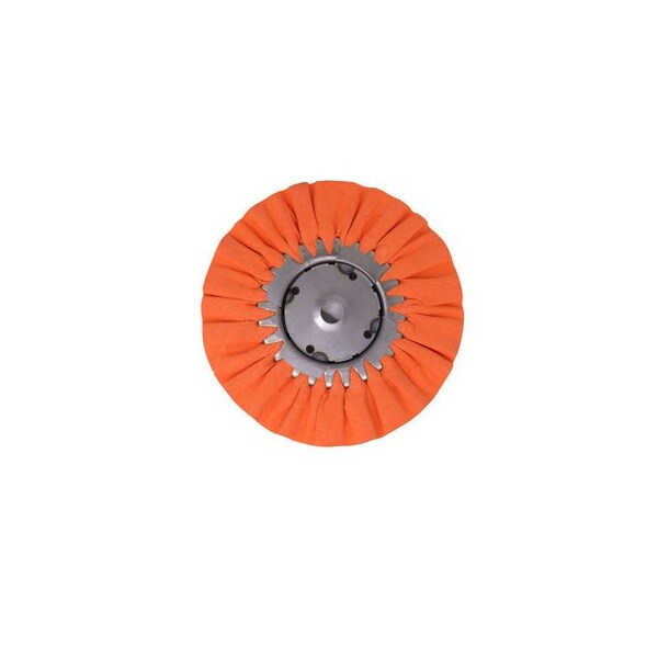 Renegade Products Usa 9 Inch, Orange, 5/8" Center Plate Case Pack Airway Buffing Wheels, Bulk Deal, 5PK FAW958OTX5PAK - main