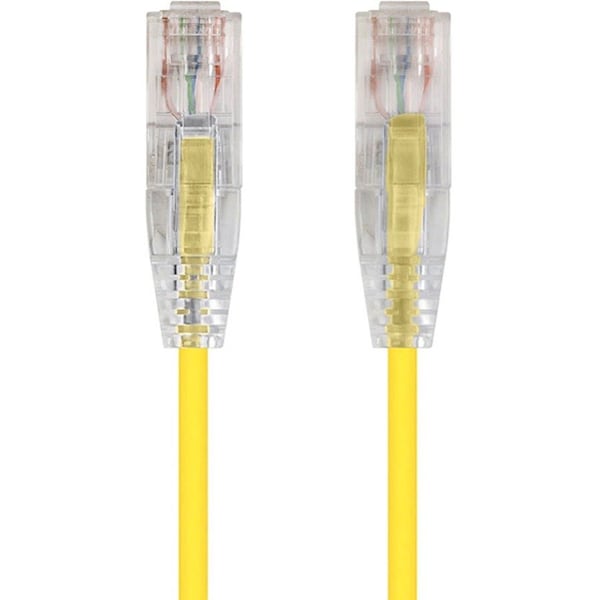 Monoprice Slim Cat6 Utp Cable, 5 ft.Yellow 13536 - main